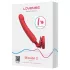 Lovense Mission 2 - Aplikacijom upravljani vibrator s vakuumskom čašicom (crveni)