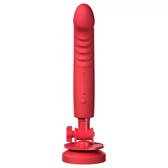Lovense Mission 2 - Aplikacijom upravljani vibrator s vakuumskom čašicom (crveni)