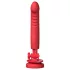 Lovense Mission 2 - Aplikacijom upravljani vibrator s vakuumskom čašicom (crveni)