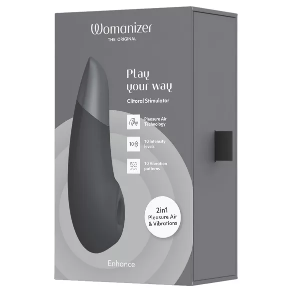 Womanizer Enhance 2u1 stimulator klitorisa zračnim valovima + vibrator (crni)
