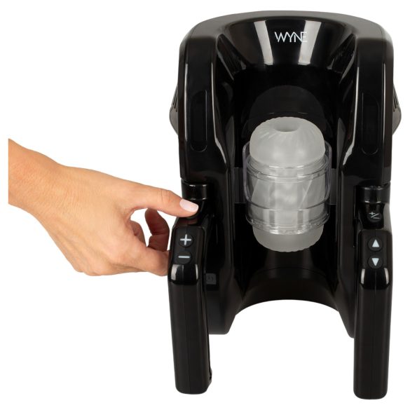 WYNE 10 - automatski masturbator s drškom - crni