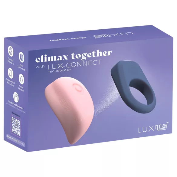 LUXUS Climax Together by Kiiroo - magnetski, aplikacijom upravljani set vibratora za parove