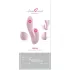 Beau Coeur Cerya - mini vibrator s rukom za klitoris - svijetloružičasti
