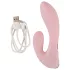 Beau Coeur Cerya - mini vibrator s rukom za klitoris - svijetloružičasti