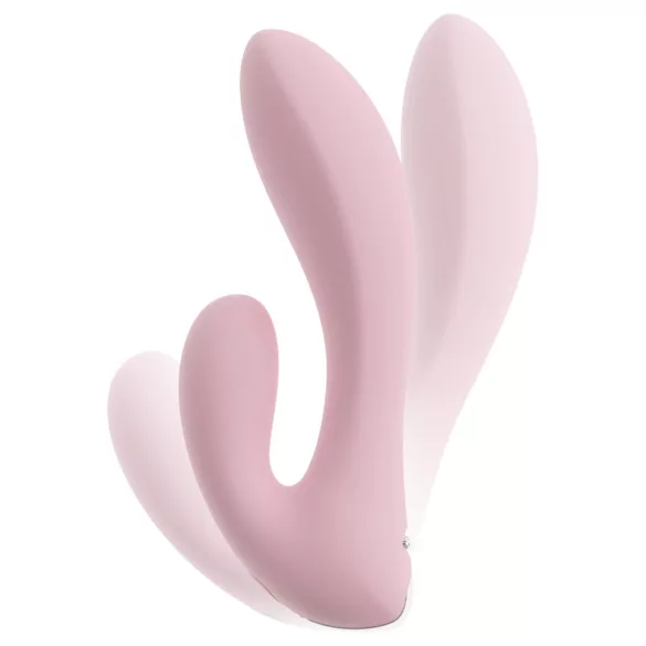 Beau Coeur Cerya - mini vibrator s rukom za klitoris - svijetloružičasti