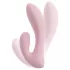 Beau Coeur Cerya - mini vibrator s rukom za klitoris - svijetloružičasti