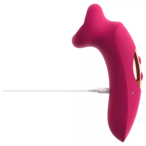 You2Toys Oral Fun - vibrator za klitoris sa sisanjem i jezičcem (ružičasti)
