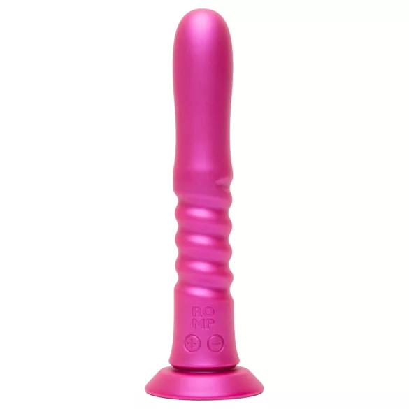 ROMP Jiggle - potisni vibrator s vakuumskom čašicom (ružičasti)