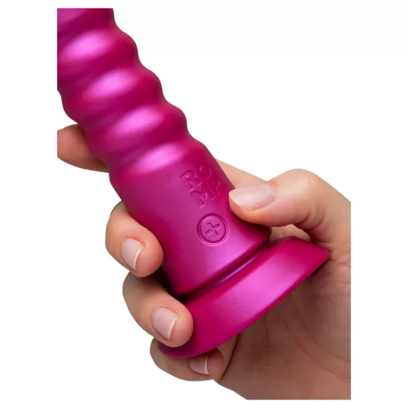 ROMP Jiggle - potisni vibrator s vakuumskom čašicom (ružičasti)