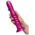 ROMP Jiggle - potisni vibrator s vakuumskom čašicom (ružičasti)