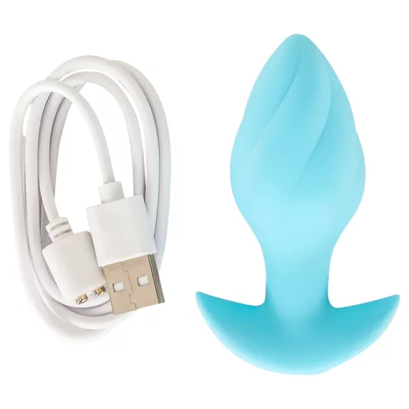 Cuties Mini - analni vibrator plug - vibrirajući - silikon plava