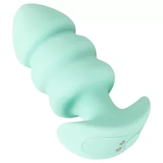Cuties Mini - analni vibrator s kuglicama - zelena