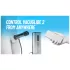 VacuGlide 2 - automatski, mrežni muški luksuzni masturbator (srebrni)