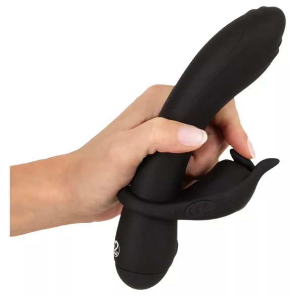 Couple Choice - penis prsten i G-točka vibrator - siva