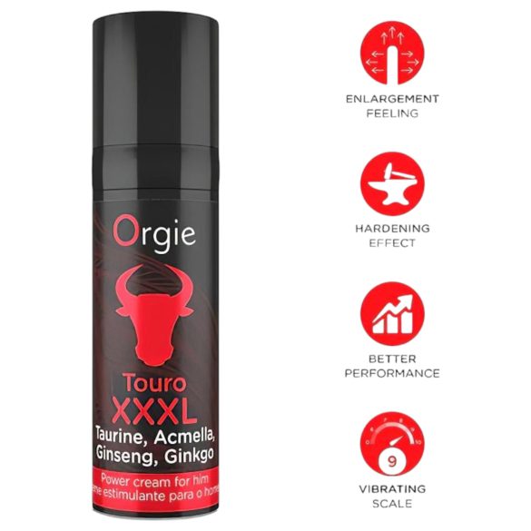 Orgie Touro XXXL - krema za jaču erekciju - 15 ml