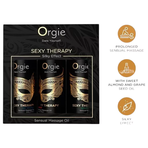 Orgie - set za senzualnu masažu - 3x30 ml