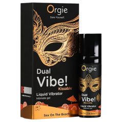   Orgie Dual Vibe - tekući vibrator za unisex upotrebu - Sex on the Beach - 15ml