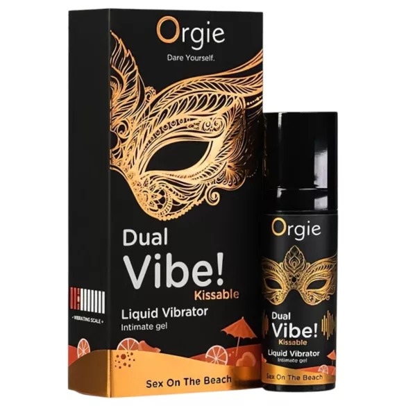 Orgie Dual Vibe - unisex tekući vibrator - Sex on the Beach (15 ml)