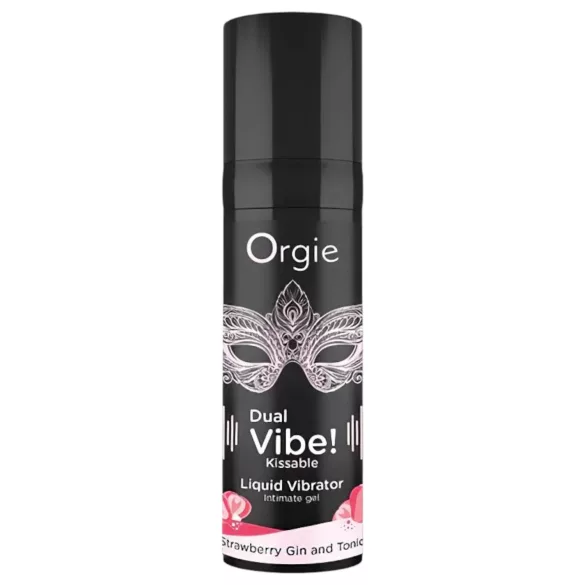 Orgie Dual Vibe - uniseks tekući vibrator - Jagoda - Gin Tonic (15 ml)
