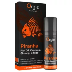   Orgie Piranha Power Cream - stimulirajuća krema za povećanje potencije za muškarce (15 ml)