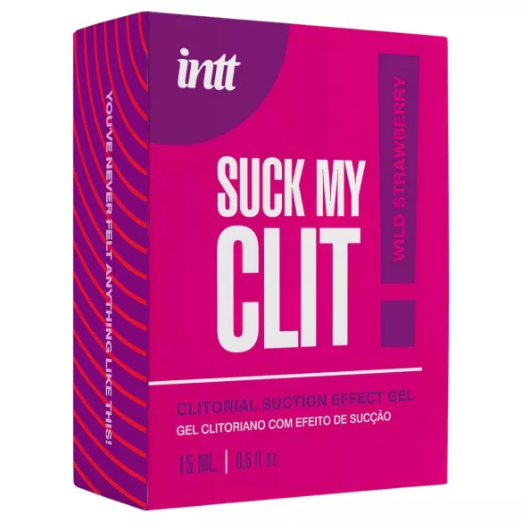 Intt Suck My Clit - gel za stimulaciju klitorisa za žene - jagoda (15 ml)