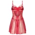 Obsessive Gifty - babydoll i tanga set (crvena)