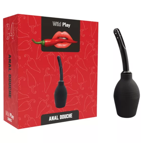 Wild Play - intimni tuš za pranje - crna