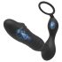Men's Play - Analni vibrator s funkcijom guranja - crni