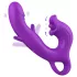 Erospace Sweet Play - jezični stimulator klitorisa i klimajući G-točka vibrator (ljubičasti)