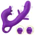 Erospace Sweet Play - jezični stimulator klitorisa i klimajući G-točka vibrator (ljubičasti)