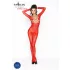 Passion BS031 - otvoreni bodystocking - crvena - S-L