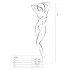 Passion BS031 - otvoreni bodystocking - crvena - S-L