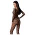 Passion BS077 - Cijeli body od mreže, dugi rukavi (crni) - S-L