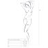 Passion BS077 - Cijeli body od mreže, dugi rukavi (crni) - S-L