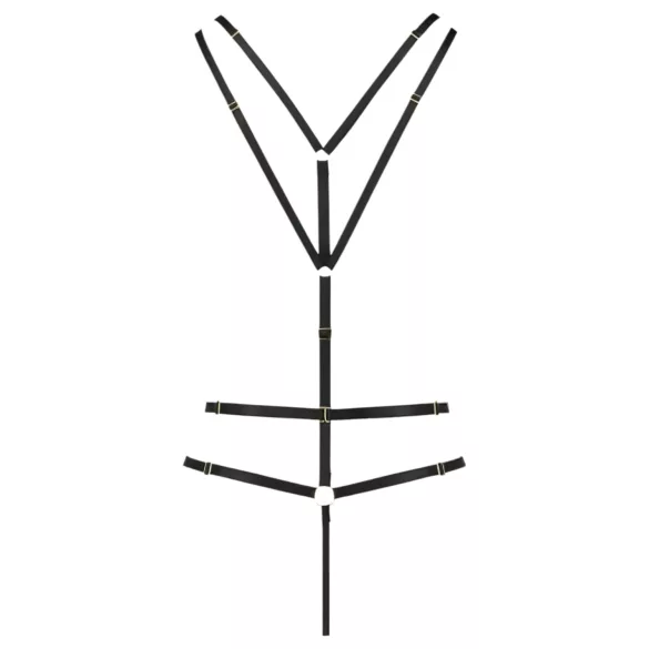 Passion Devil Trešnja - metalni prsten tijelni remen (crni) - L/XL