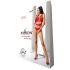 Passion BS083 - prozirni, otvoreni body - crvena (S-L)