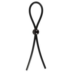 Magic Shiver - podesivi crni prsten za penis