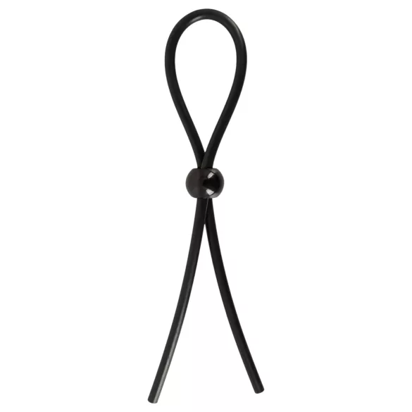 Magic Shiver - podesivi crni prsten za penis