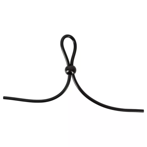 Magic Shiver - podesivi crni prsten za penis