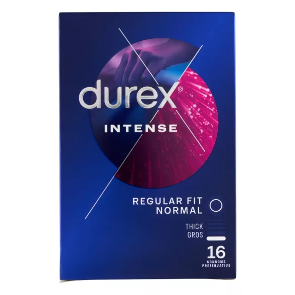 Durex Intense - rebrasti i točkasti kondomi - 16 komada