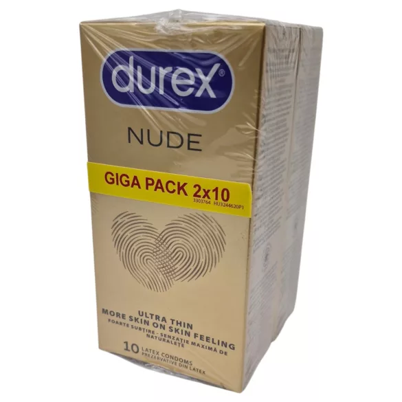 Durex Nude - ultra tanki kondomi (2x10 kom)