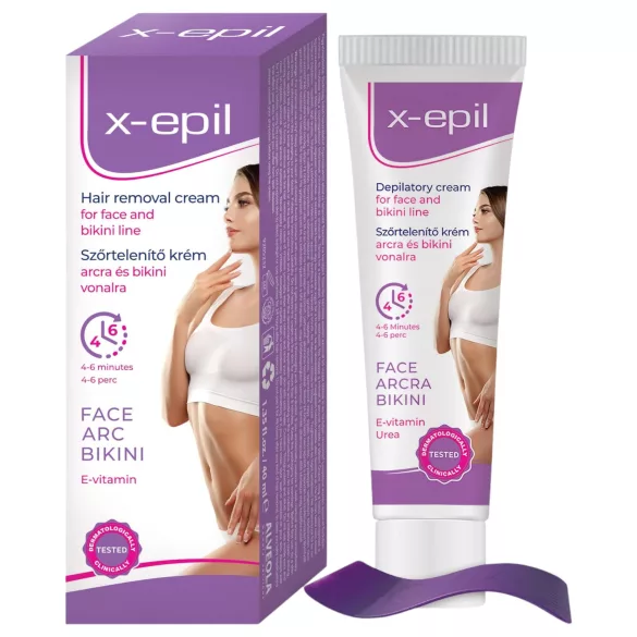 X-Epil - krema za depilaciju lica i bikini zone - 40ml