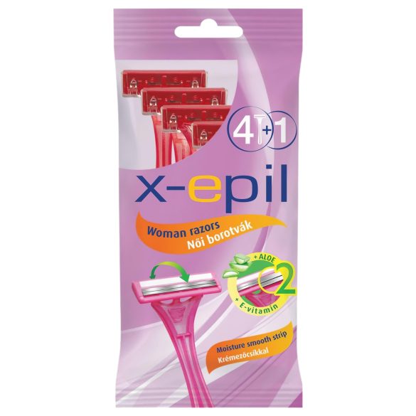 X-Epil - jednokratna ženska britva 2 oštrice (5 kom)