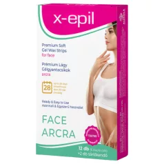   X-Epil - premium gel trake spremne za uporabu (12 kom) - za lice