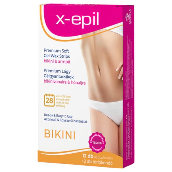 X-Epil - trakice za depilaciju - bikini/pazuh - 12 komada
