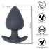 Desirel Obsidian - analni vibrator s aplikacijskim upravljanjem (crni)