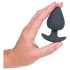 Desirel Obsidian - analni vibrator s aplikacijskim upravljanjem (crni)