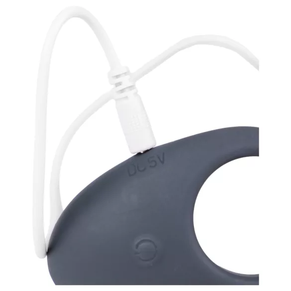 Desirel Halo - erekcioni prsten s vibracijom - pametan - silikon - crni