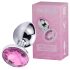 Desirel Pink Jewel S - analni plug (srebrno-ružičasti)