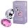 Desirel Pink Jewel L - analni plug (srebrno-ružičasti)